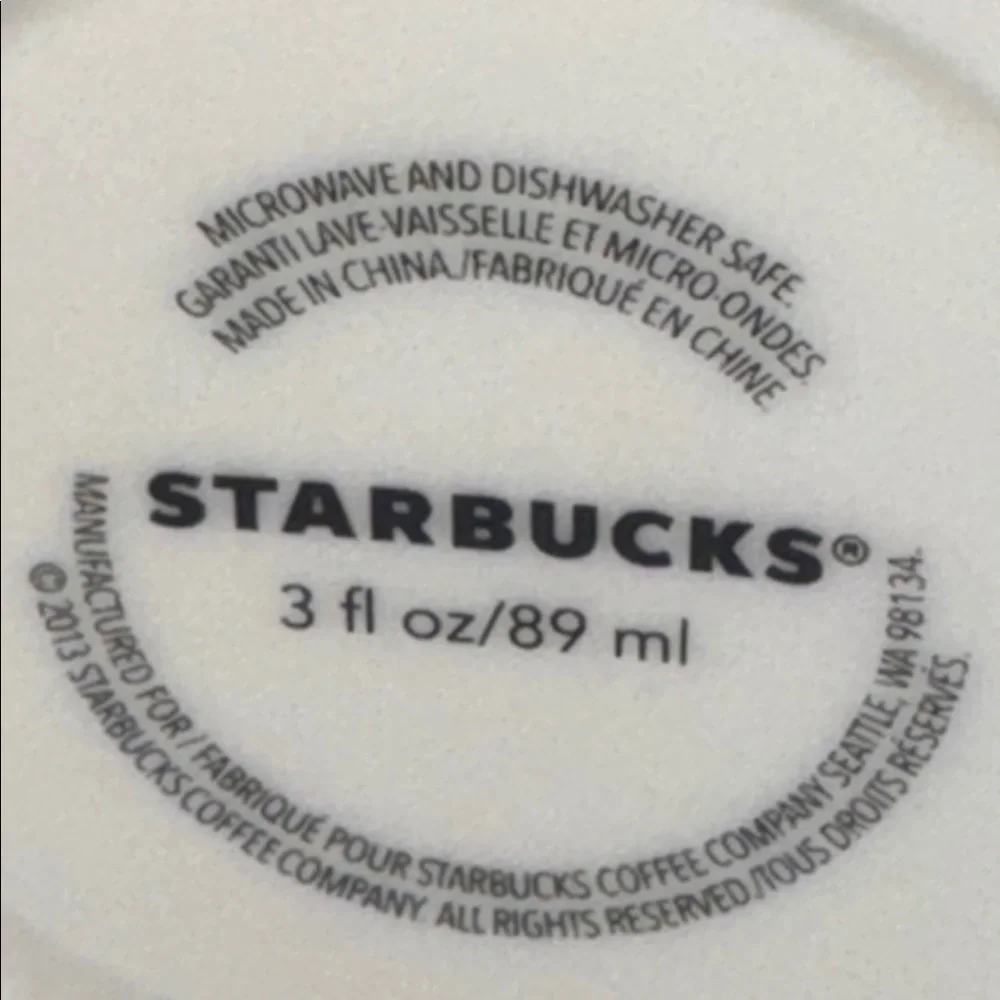 Starbucks Espresso Demitasse Mug Set 2013 ‘Ethiopia’ Collection 3oz
